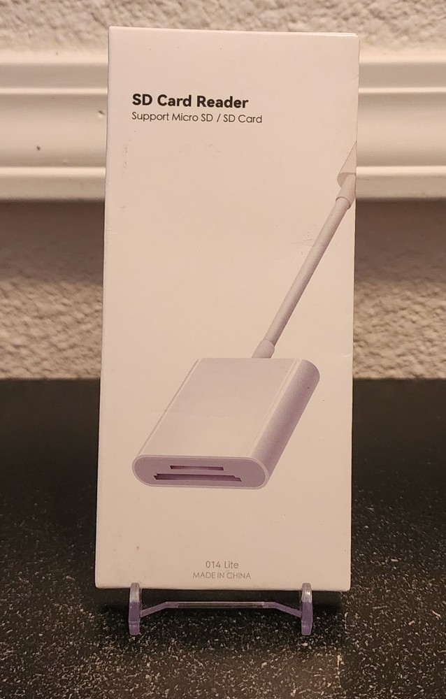 SD Card Adapter Reader Lightning Camera Viewer Trail Game IOS IPad IPhone Apple