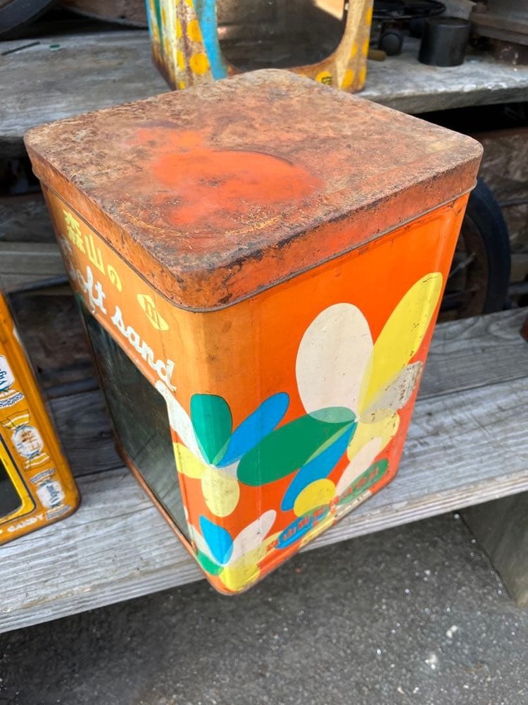 Tin candy cans, candy cases, retro cans, figure cases,
