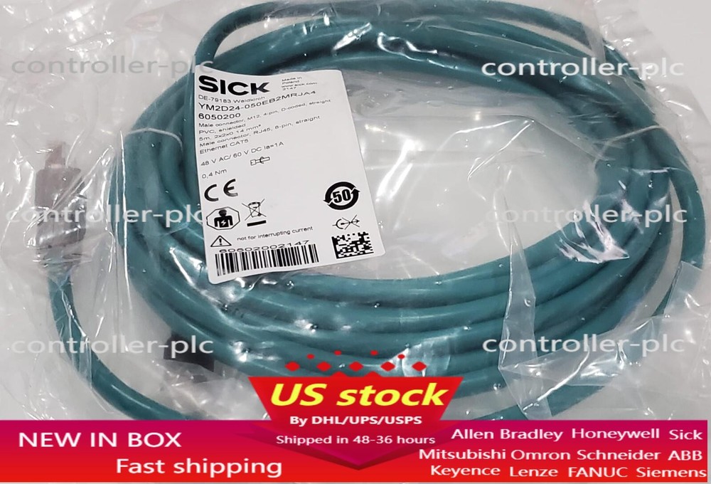 1pc NEW Replacement Network cable SICK YM2D24-050EB2MRJA4 6050200 5M