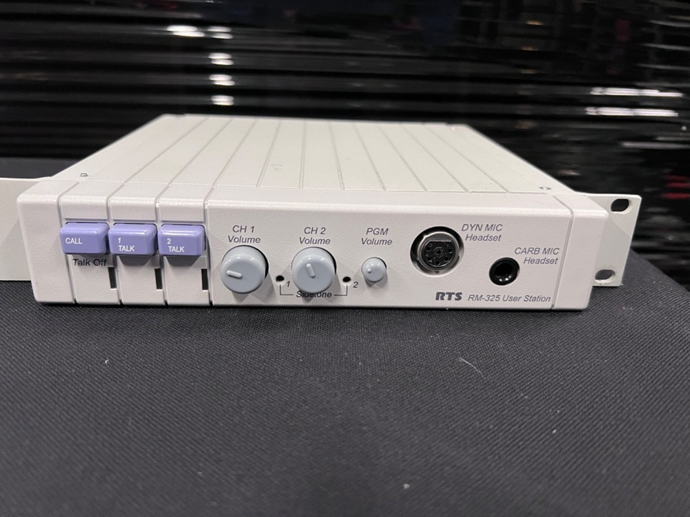 TELEX RTS RM-325 RM325 RM 325 INTERCOM USER STATION 2 CHANNEL