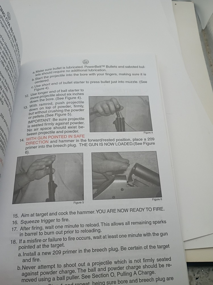 CVA Muzzleloader Break-Action Rifle Manual 2004