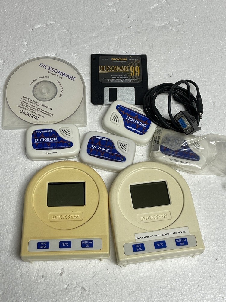 DICKSON TEMPERATURE HUMIDITY DATA LOGGERS