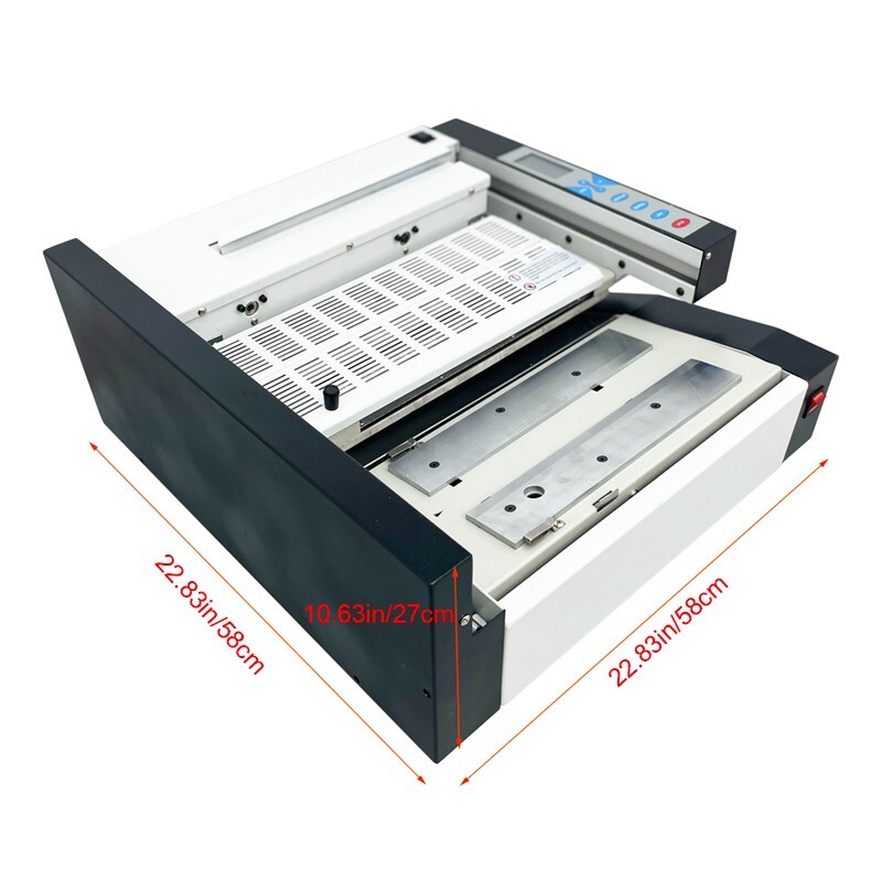 110V Electical Digital Display Automatic Book Binding Machine Glue Binder