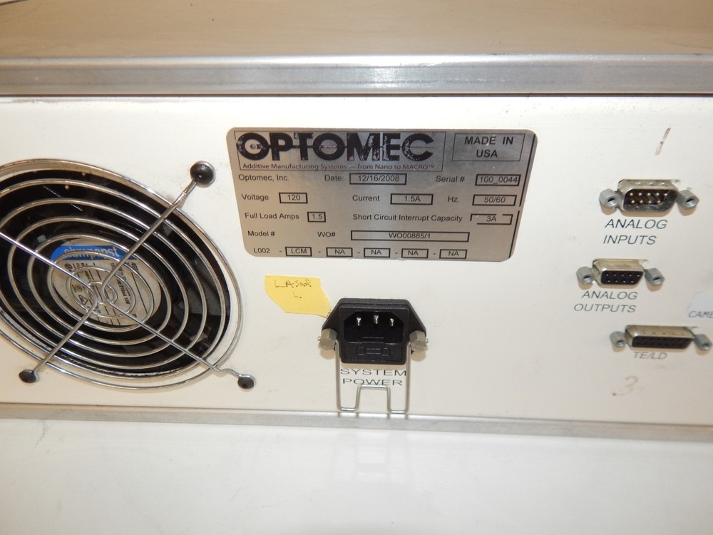 OPTOMECH LASER CONTROL MODULE MODEL WO00885/1 (DZH54)
