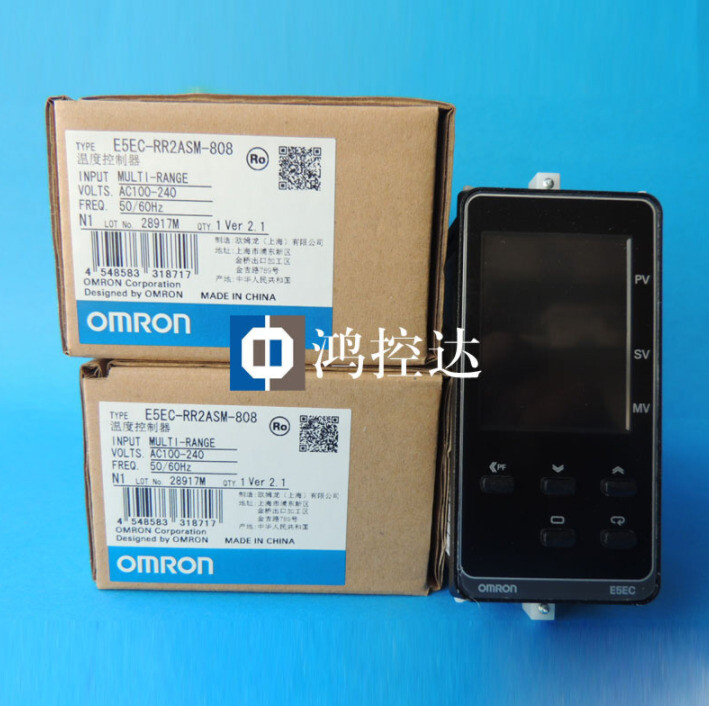 Original Digital Omron Temperature Controller E5EC-RR2ASM-808 In Box -New #OM