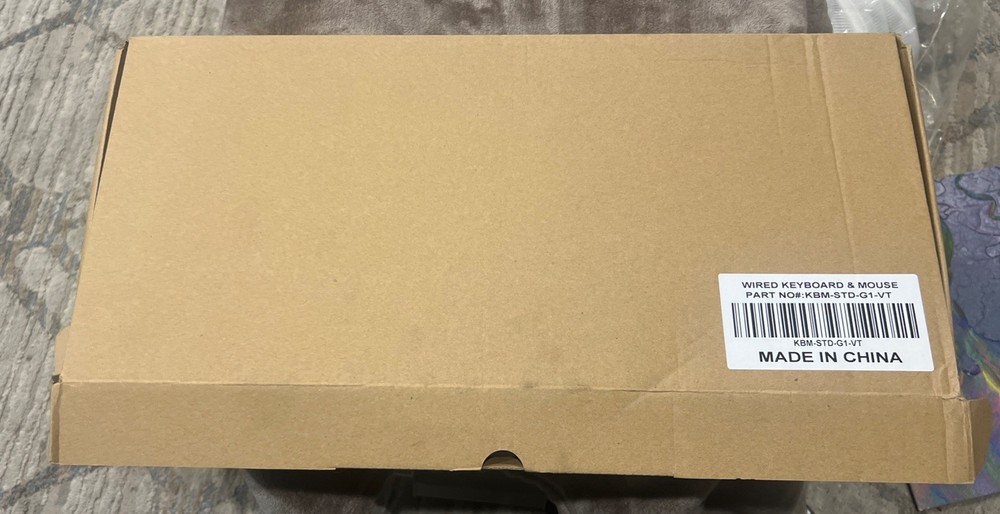 Keyboard & Mouse Wired Set KBM-STD-G1-VT QWERTY