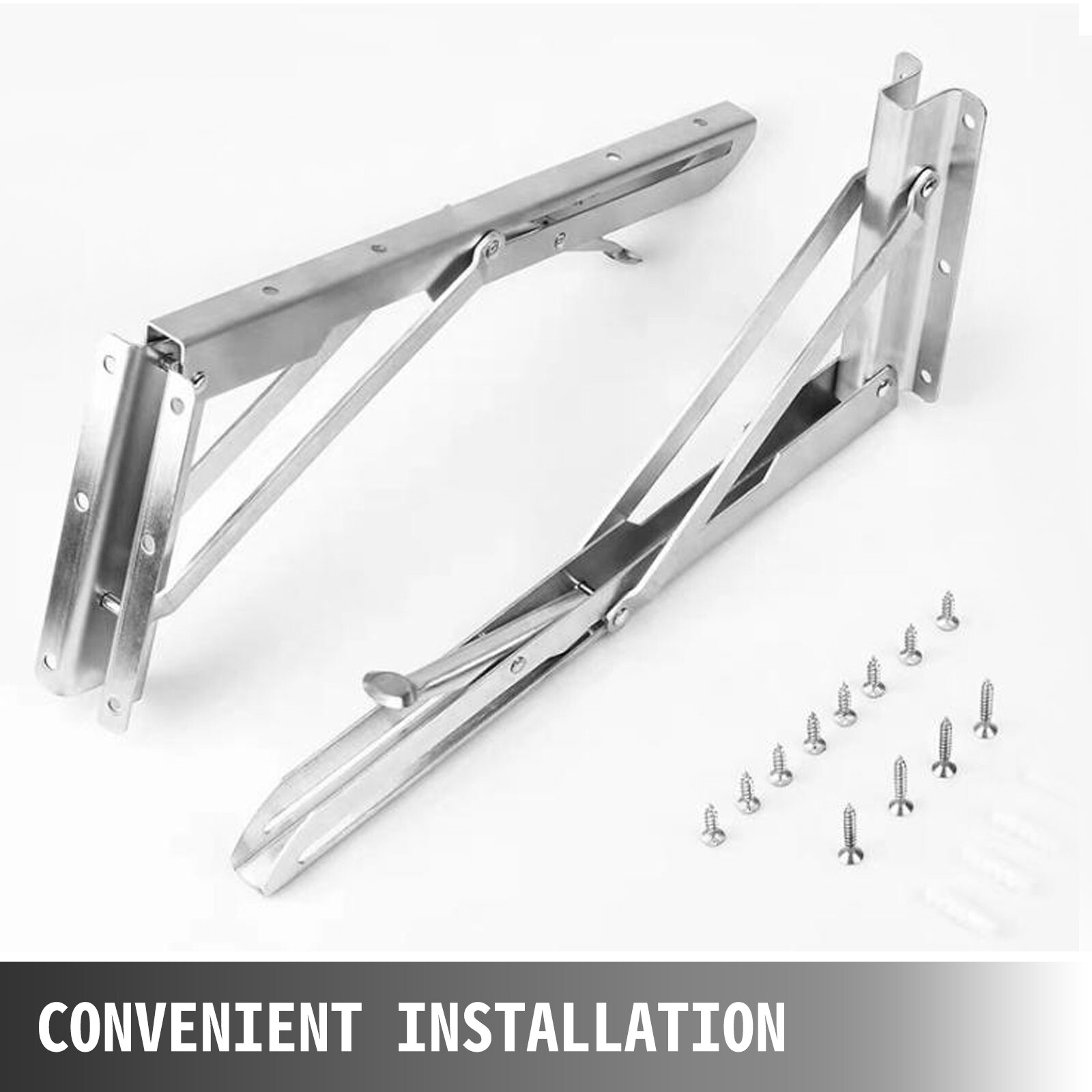 Concession Window Shelf 6ft Stainless Steel 660lbs Load for Food Trailer Window