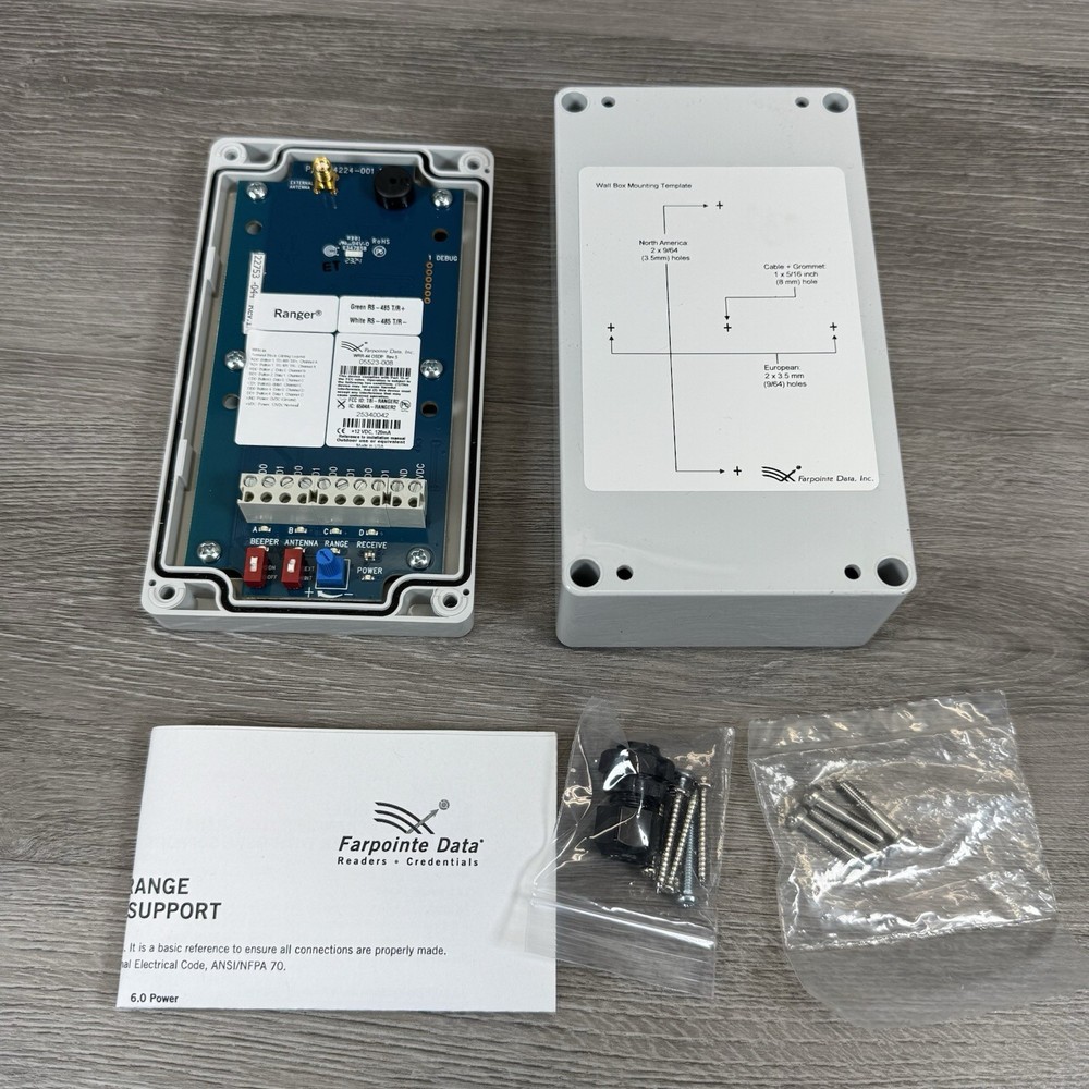Farpointe Data Ranger Long Range Receiver WRR-44 Rev 5