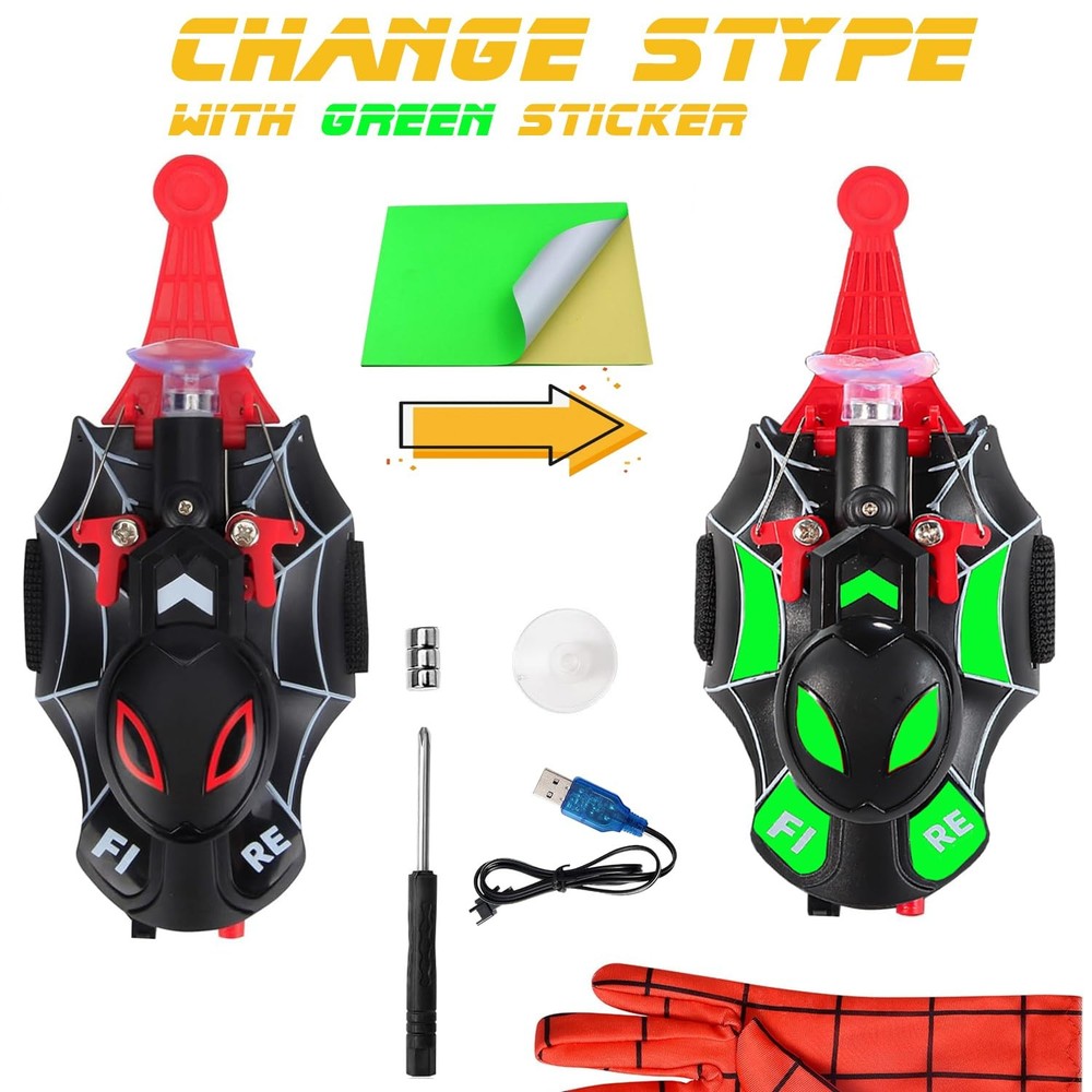 M MITLINK Web Launcher Spider String Shooter Toy, Web Shooters Cool Gadgets Reel