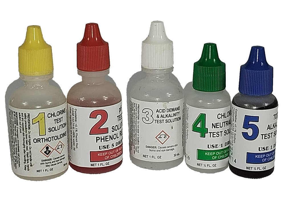 Complete Pool & Spa Test Kit - High Range 2 oz Reagents for Hassle-Free Testing