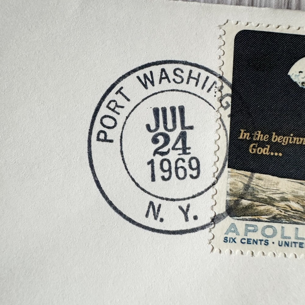 FDC 1969 Pacific Splashdown Port Washington