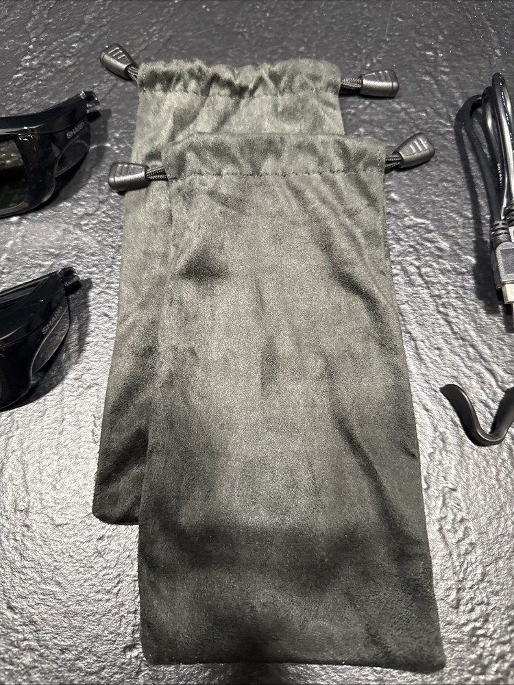 Sharp 3D Active Glasses Model AN-3DG20-B Sharp DC 5V (2-Pack)