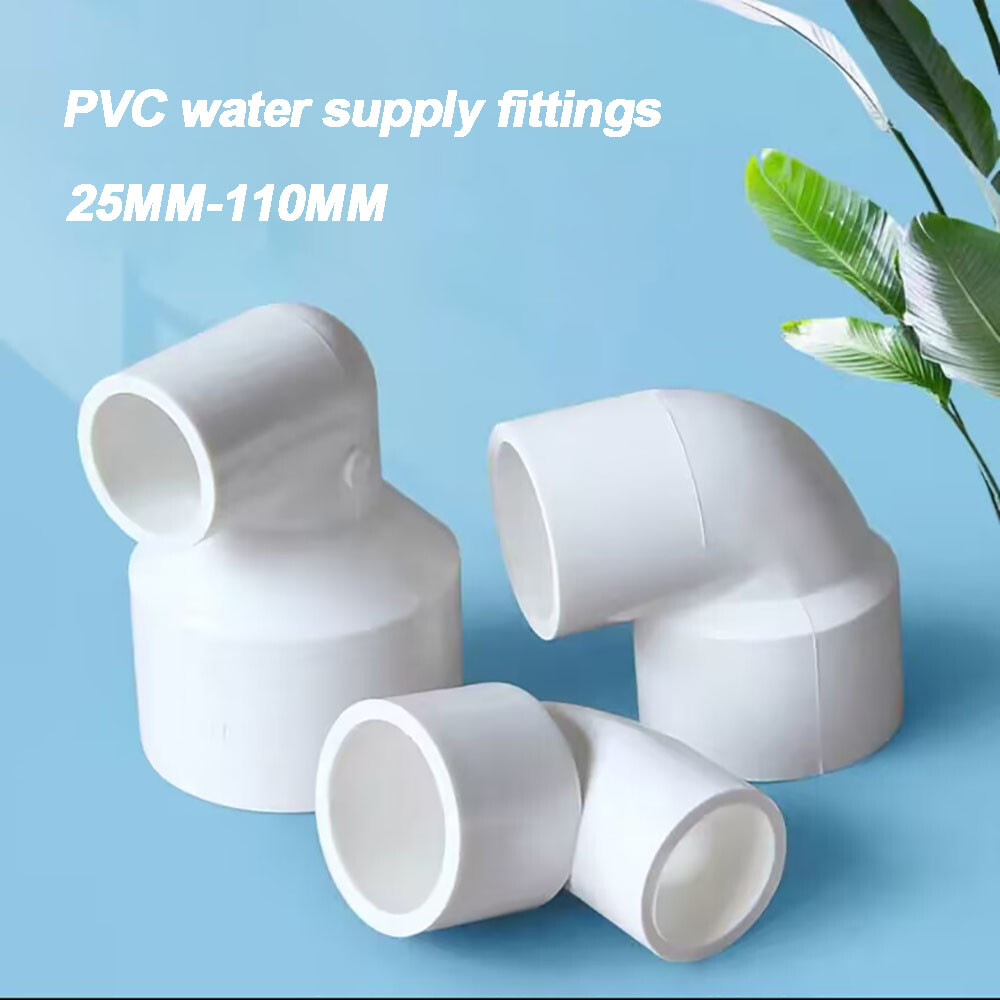 90 Degree Reducing PVC Water Elbow Connector Concentric Reduce Pipe 20mm-110mm