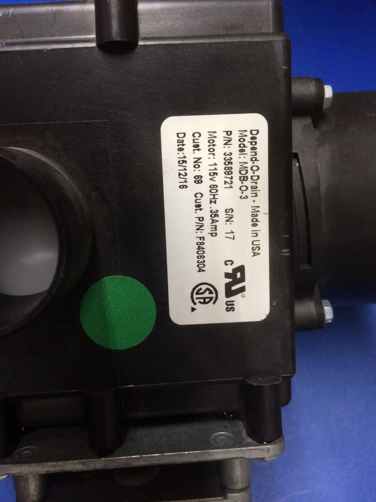F200166300 OEM Washer Kit Drain Valve 110V CTL 3 inch