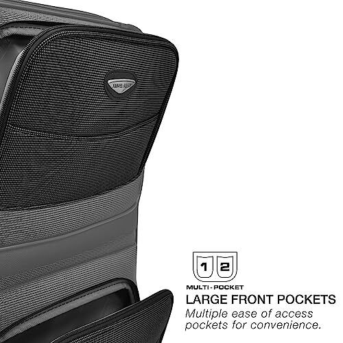 Amsterdam Expandable Rolling Upright Luggage Checked-Large 29-Inch Gray