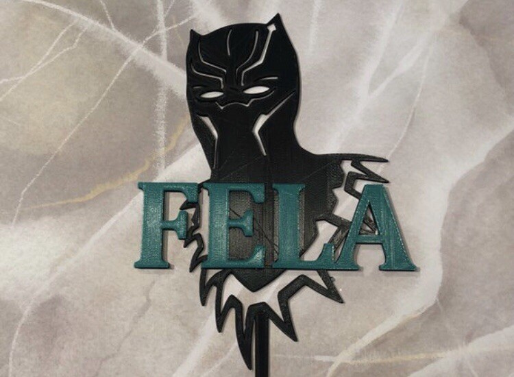 Black Panther Cake Topper Personalized Marvel Cake Topper Marvel Comics