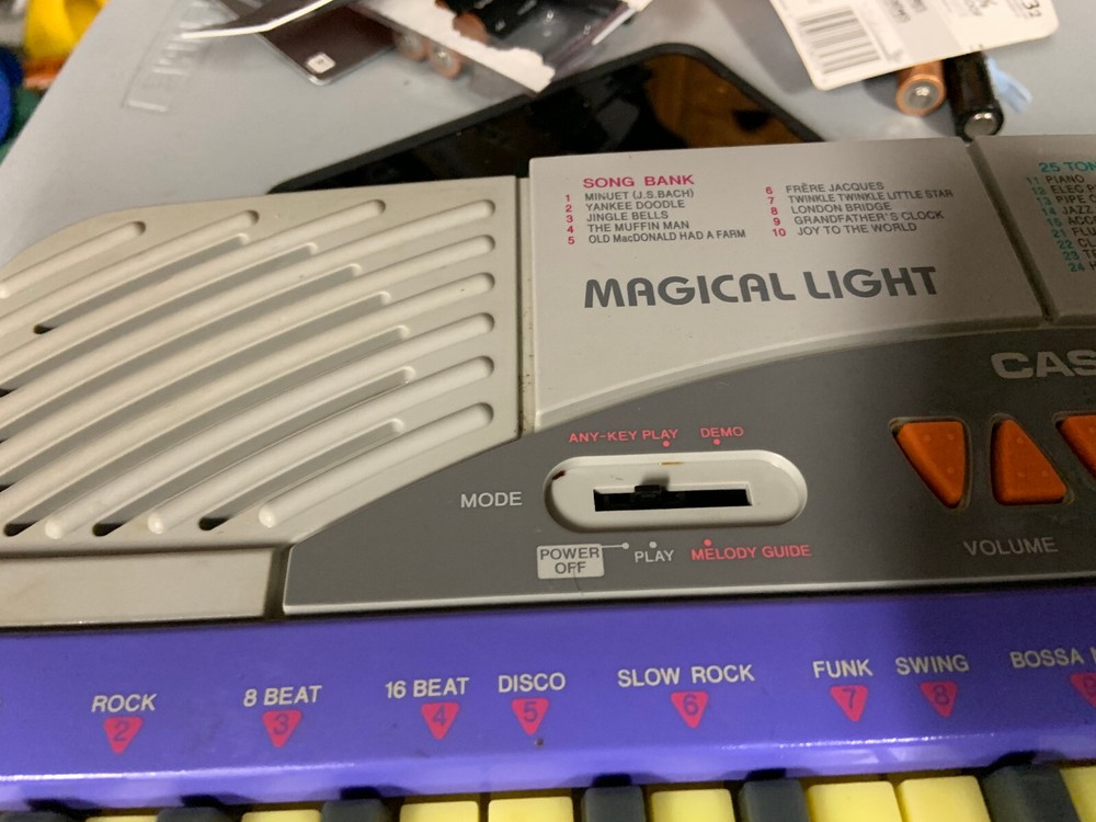 Casio Magical Light ML-2 Keyboard - Tested and Works