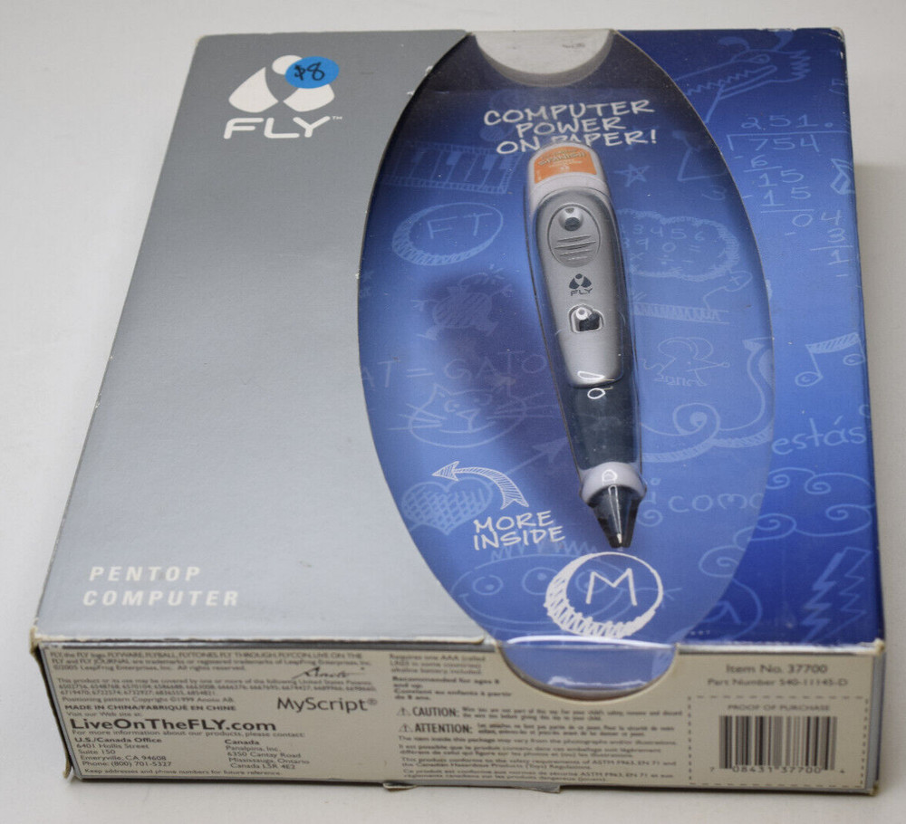 Leap Frog Fly Pen Top Computer Used