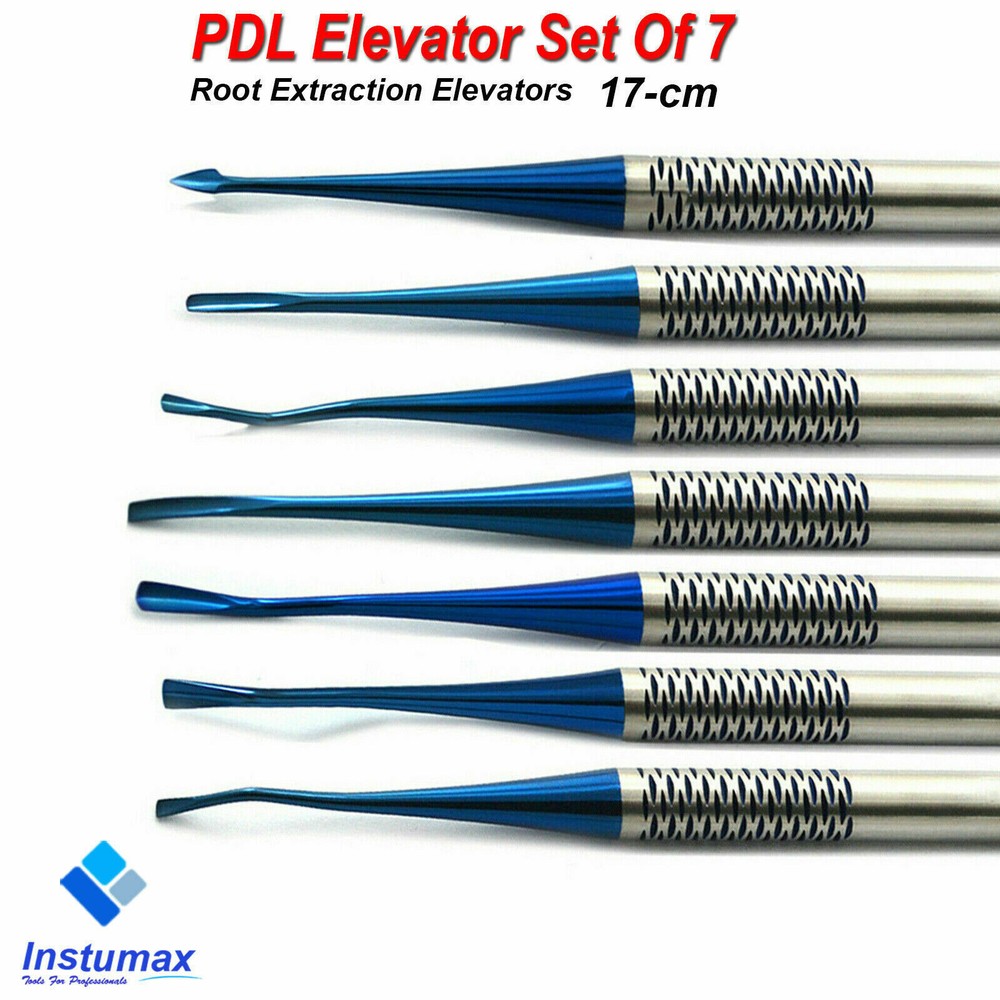 Dental Luxating Elevators PDL Periotome Luxation Root Extracting Extraction Kit