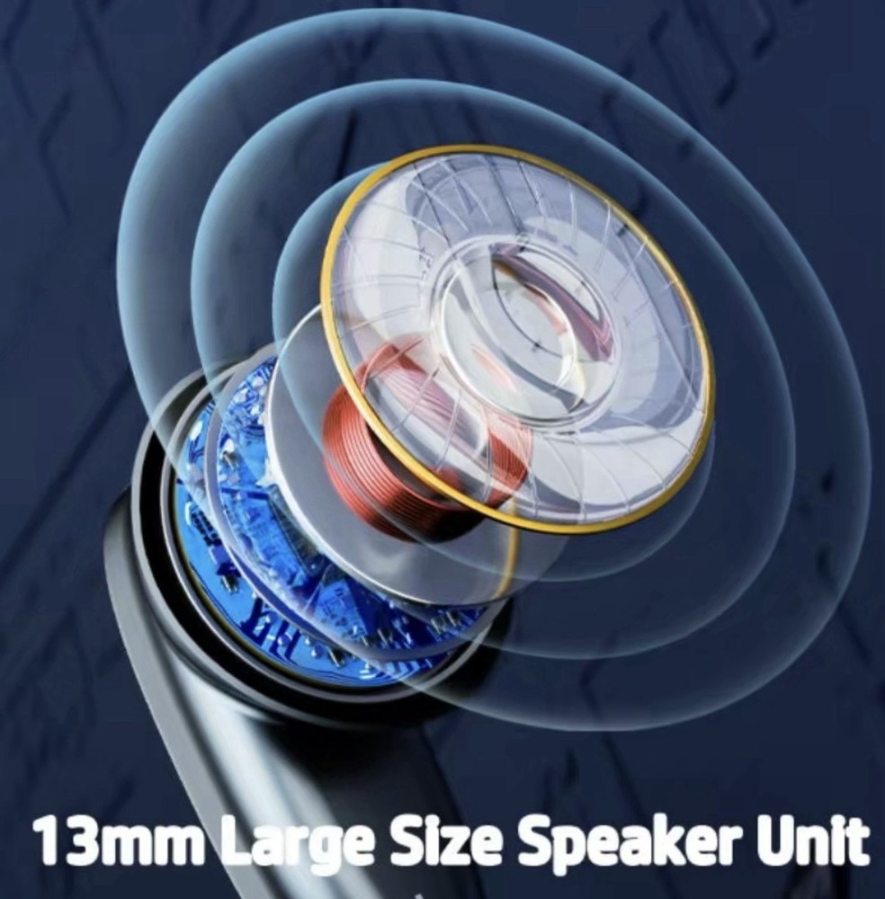 HP Bluetooth Wireless Earbuds Touch Control Waterproof Charging Case In Ear