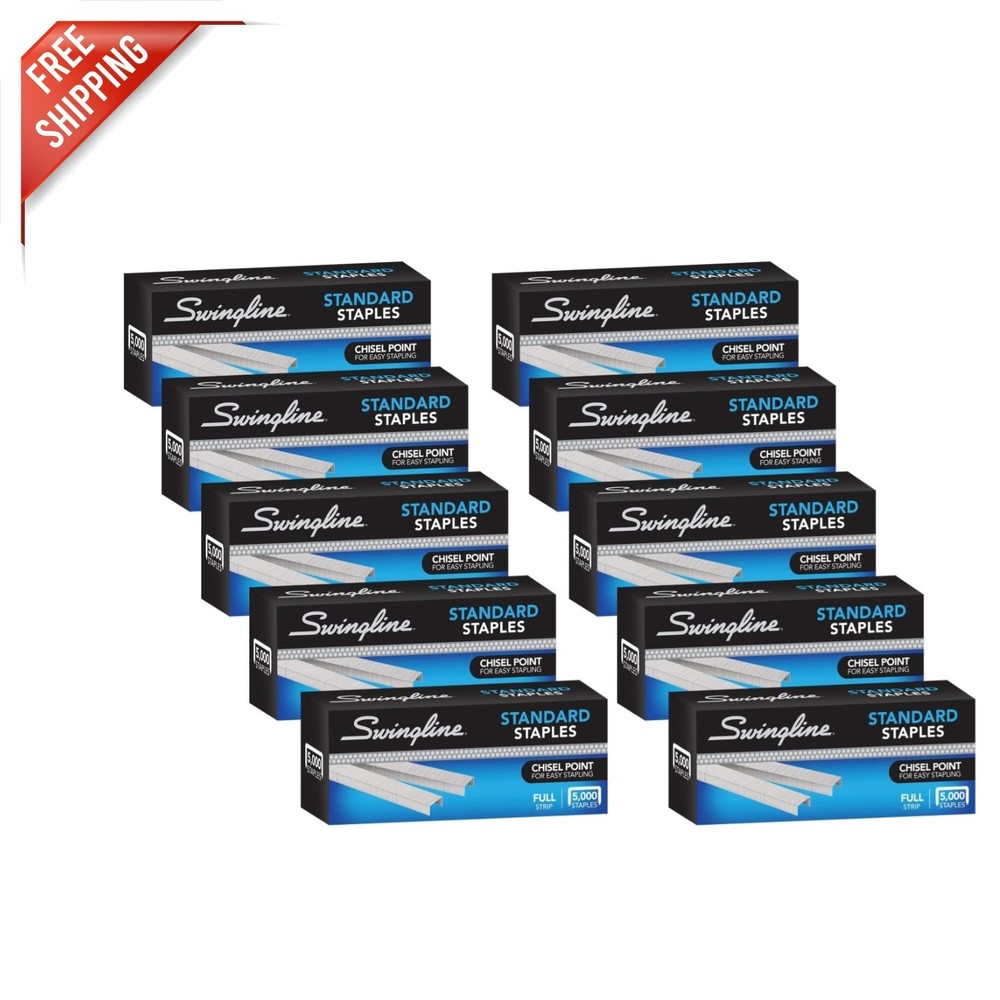 Effortless Stapling with 10 Pack 1/4" Standard Staples - 25 Sheets Capacity