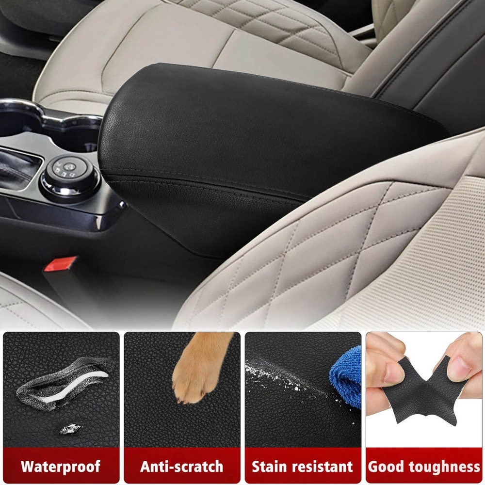 Replacement Armrest Cover for Ford Explorer 2011-2019 Center Console Leather