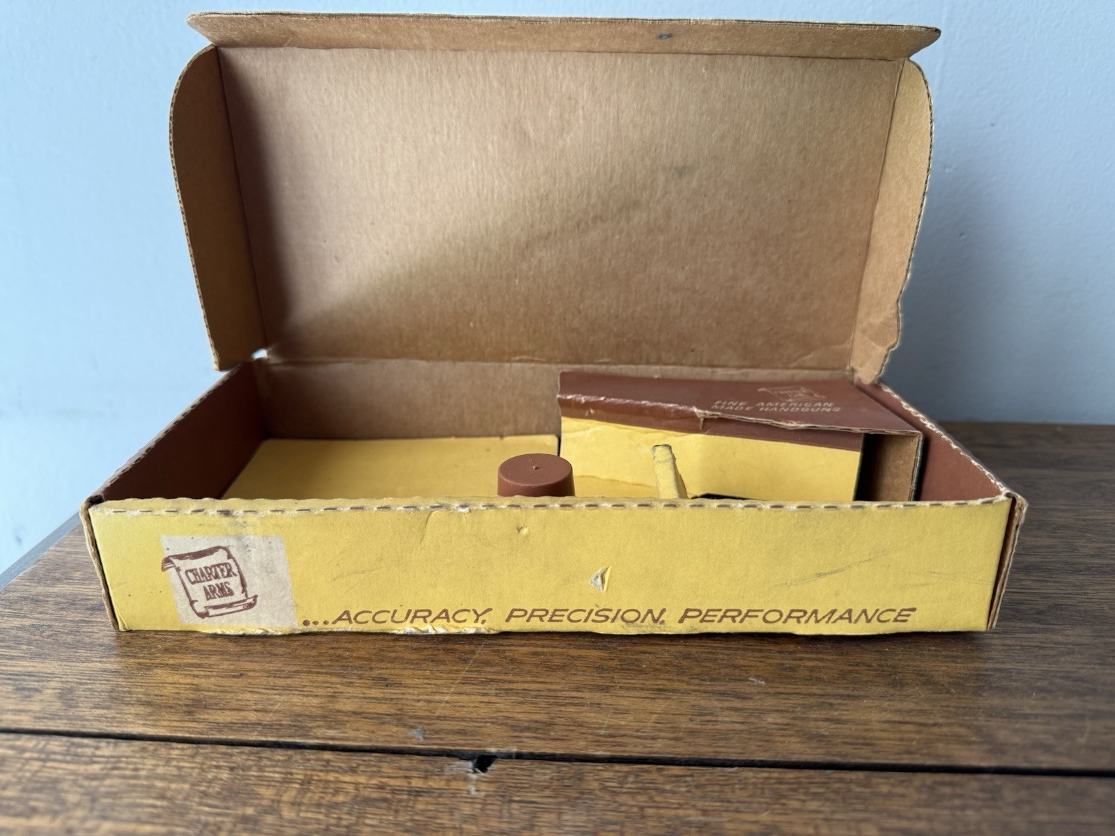 Vintage Charter Arms Empty Cardboard Box Only Display Box