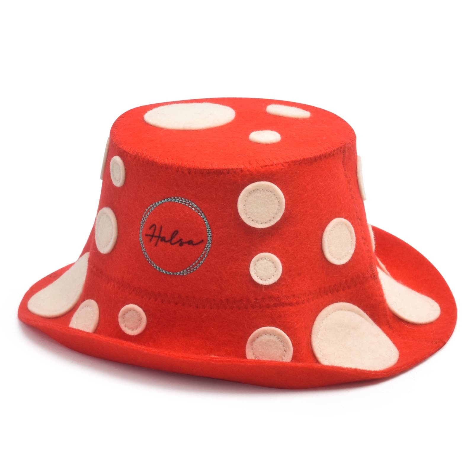 Halsa Sauna Hat, Natural Wool Cap for Men & Women, Mushroom - Eco-Friendly, I...