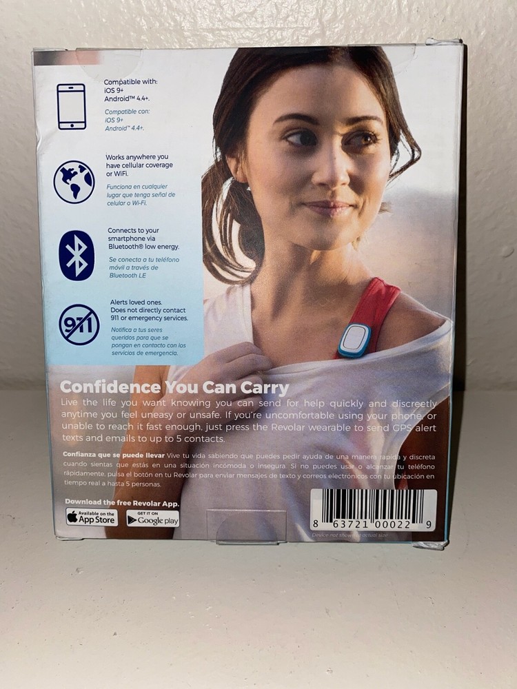 NEW Revolar Personal Safety Wearable Tracker  (PRESS SEND FOR HELP)