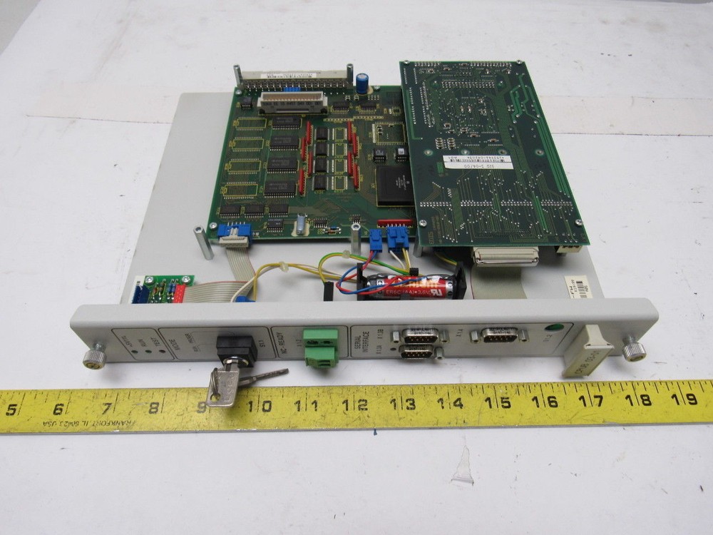 Indramat CPUB03-01-FW MT-CNC Serial Interface Controller Module W/Key