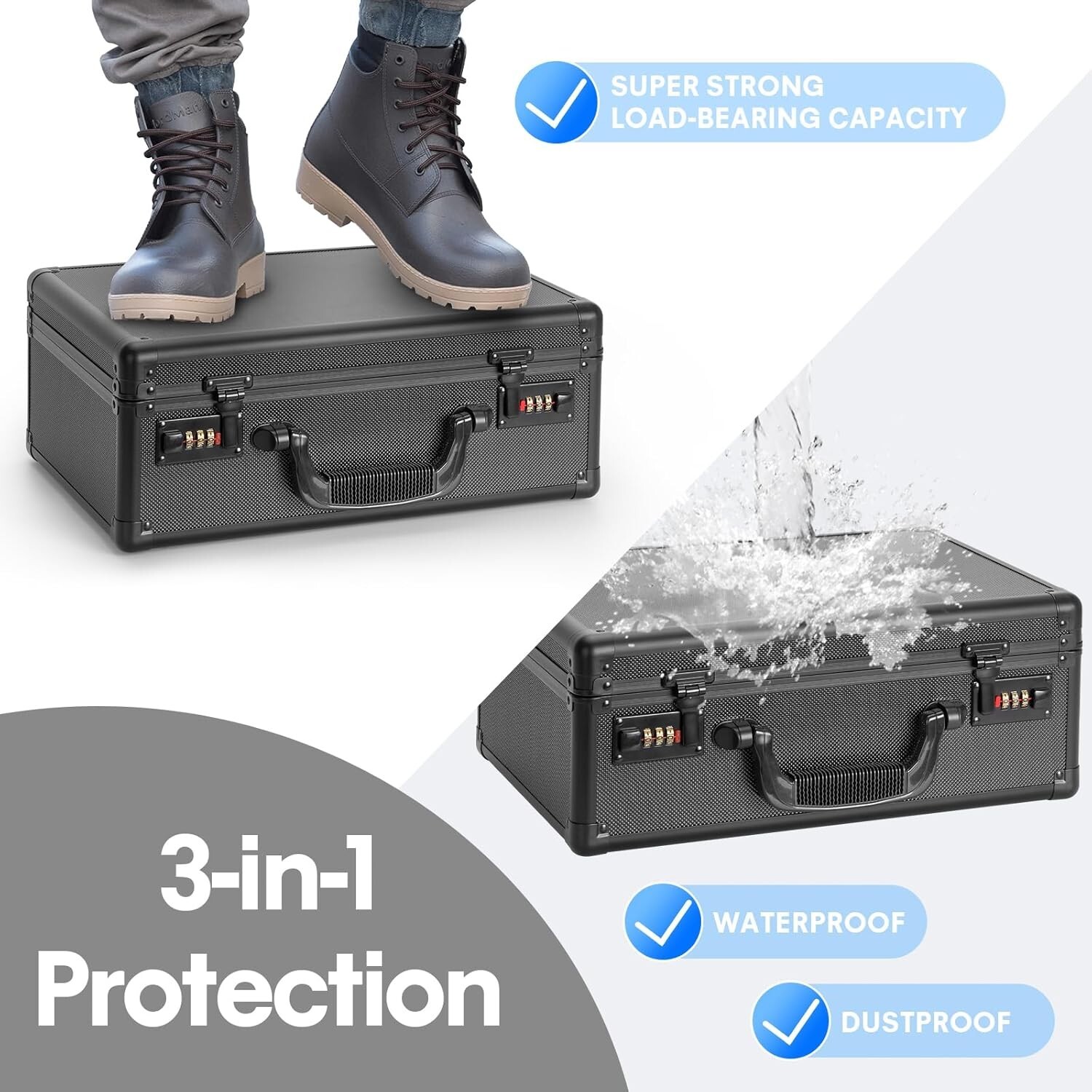 PSA Graded Card Storage Box Case For 140+ Sport Trading Slabs Protector 4 Row