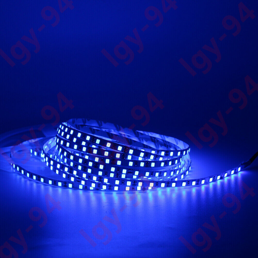 Blue Neon Glow EL Wire String Strip Decor Boat LED Light Car Party + Controller