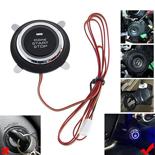 Car Alarm System RFID Push Engine Start Button & Keyless Go System for Vehicl...