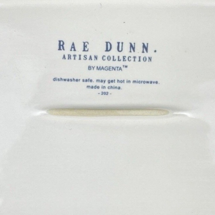 Rae Dunn Artisan Collection "Hello" Ceramic Rectangular Tray 10" X 5" White