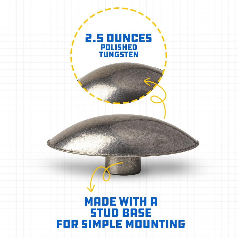 Pinewood Derby Tungsten Canopy Weight