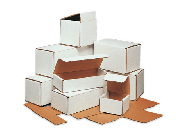 Pick Quantity! 1-650 5x2x2" White Corrugated Mailer Small Folding Box Light Ship