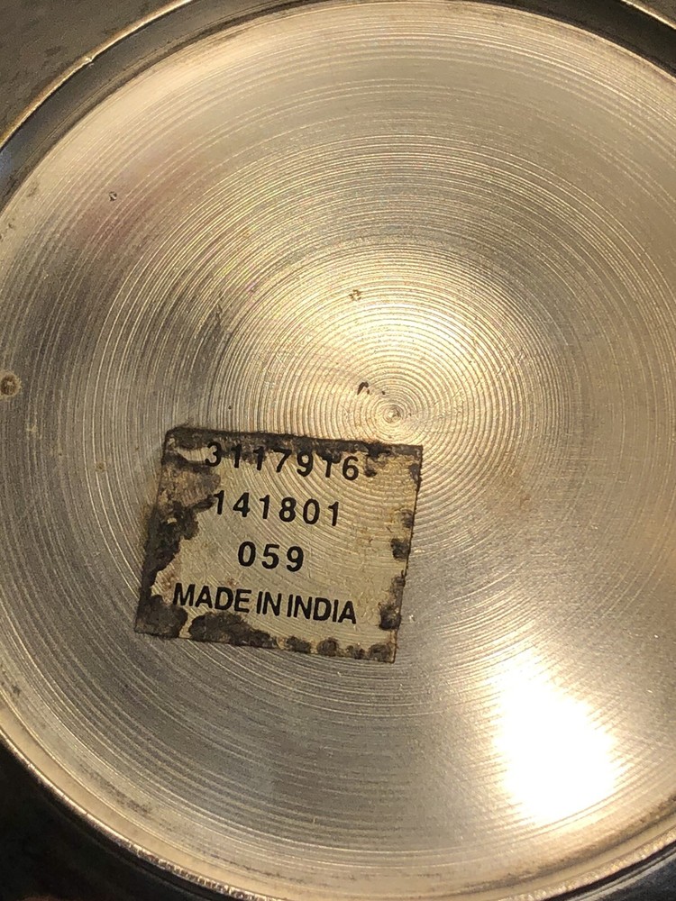 Vintage Silver Plated Tea Pot With Handle Made in India