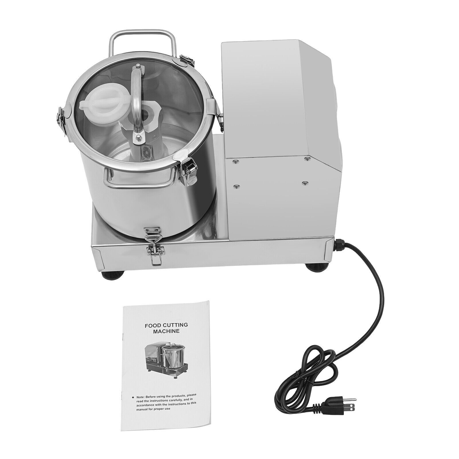 6L Commercial Food Processor Electric Vegetable Fruit Meat Cutter Food Chopper