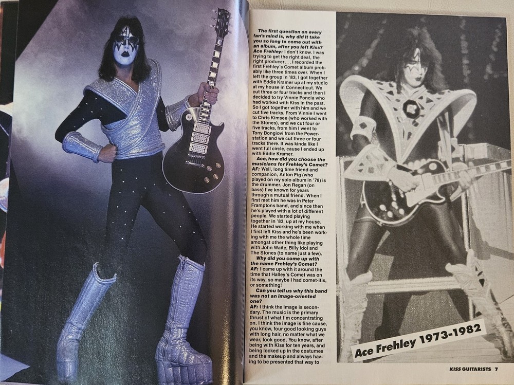 KISS Guitarists Magazine 1989