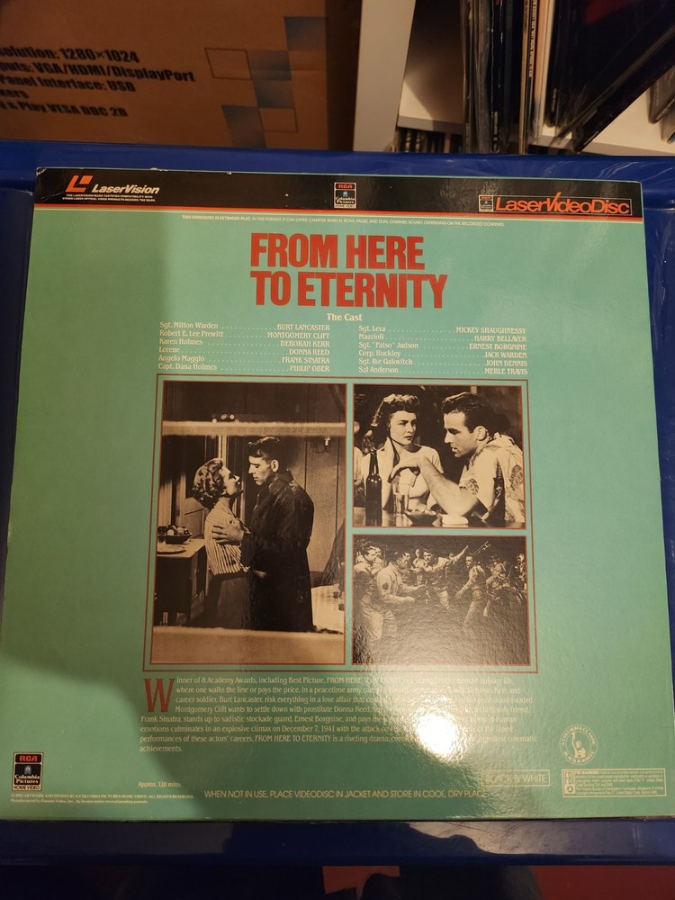 From Here to Eternity Laserdisc