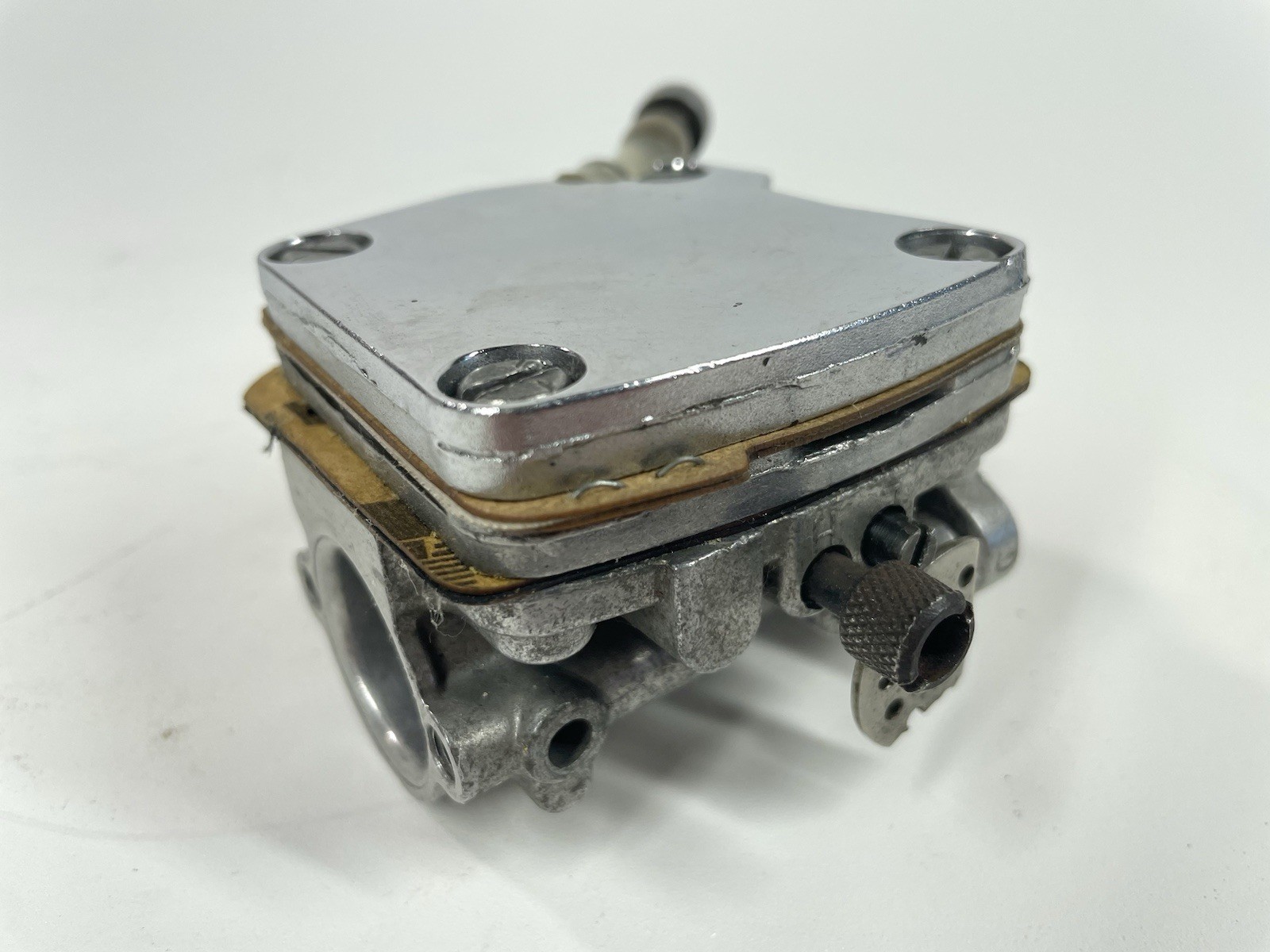 McCulloch Flat Back Chrome Carburetor 48890A Engine Go Kart Vintage Racing MC