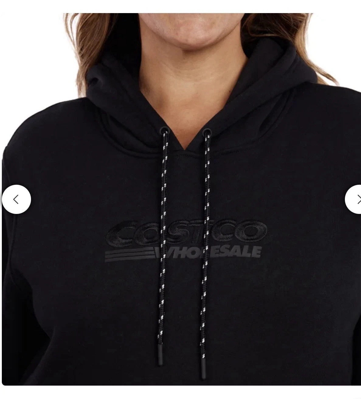 Kirkland Unisex Logo Hoodie Black New with Tags