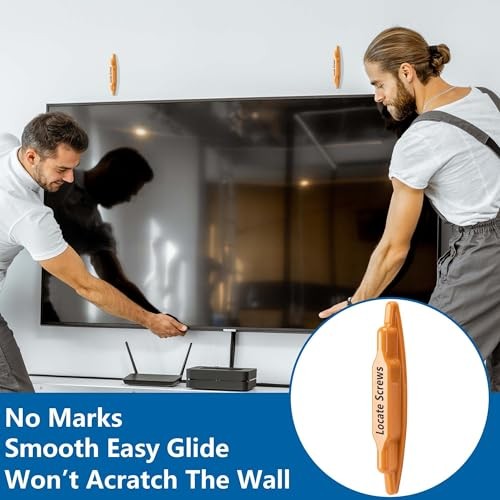 moonoom 2 Pcs Stud Finder Magnet, Powerful Magnetic Stud Detector, Compact 2Pc