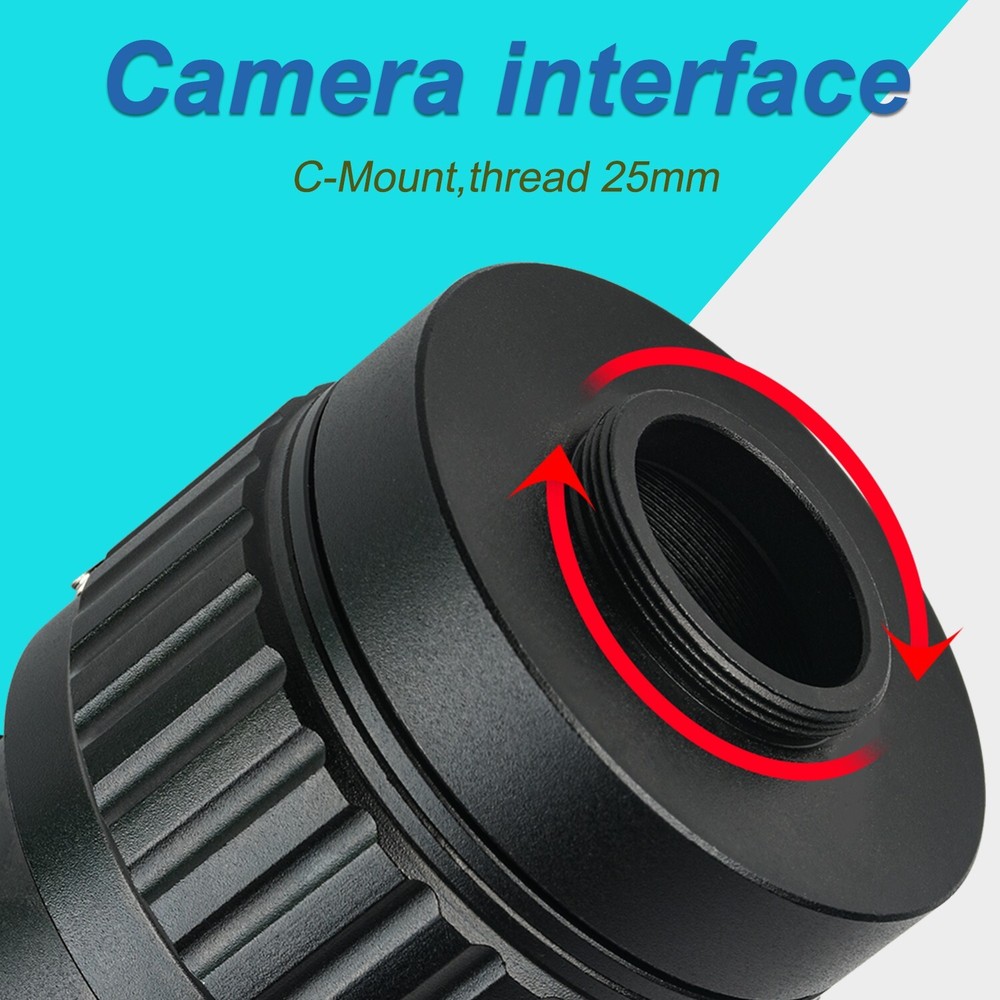KOPPACE 1X Microscope Interface Adjustable Focal Length 38mm Mounting Interface