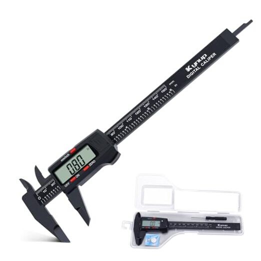 Digital Caliper - Caliper Measuring Tool with LCD Screen - 150mm Black