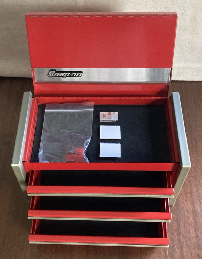 Snap-On Mini Micro Red Tool Box Top Chest