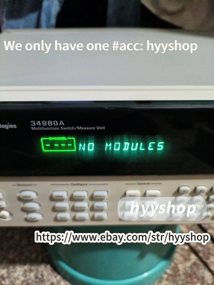 1 PCS Agilent 34980A multifunction switch data acquisition device/hyy