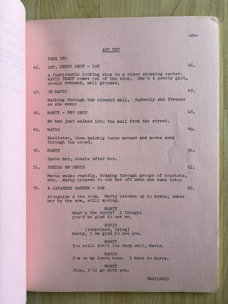 Hawaii Five-O 'The Ninth Step' Original Script Final Draft 1977