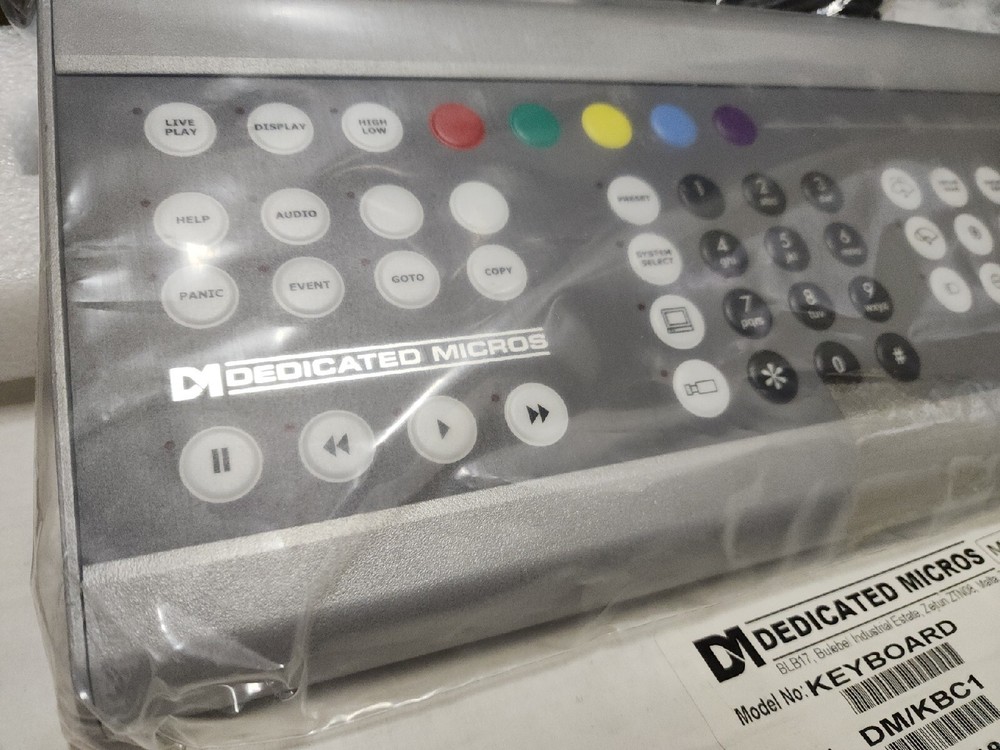 Dedicated Micros KBC1 DVR CCTV Joystick Security Systems Keyboard Controller KBD