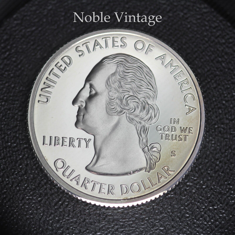 1999 S Proof Connecticut State Quarter - From a Clad Proof Set